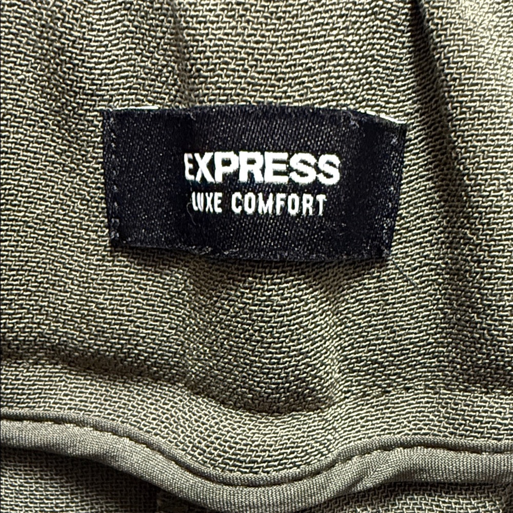 Express Luxe Comfort Wide Leg Slacks - Picture 2 of 7